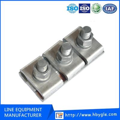 China Aluminum Parallel Cable Clamp Groove Flange / Aluminum PG Flange / Two Bolt and Three Bolt for sale