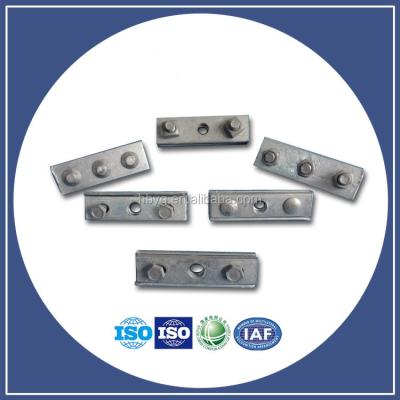 China Carbon Steel Three Bolts Page Flange Carbon Steel Parallel Groove Clamps For ACSR Driver for sale