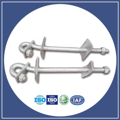 China Various carbon steel pig tail hook j-hook bolts m20 m10 anchor eye bolt for sale