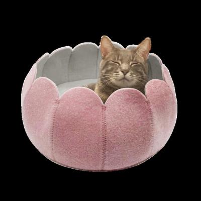 China Fashionable Pet Beds Cushion Dog Beds Carpet Cats Dirt Super Soft Indoor Flower Dog Kennel Pet Nest for sale