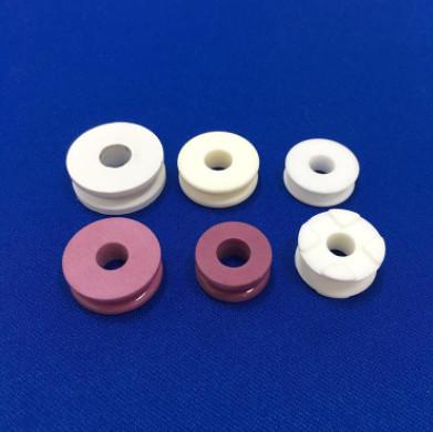 China Textiles Al2O3 Ceramics High Purity Alumina Ceramic Rings Eyelets Corrosion Resistance for sale