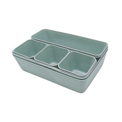 China Viable Low Wholesale Price Guaranteed Quality Plastic Stackable Small Storage Bin for sale