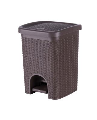 China 2021 New Popularity Home Rattan Garbage Bin Hot Selling Products Without Lid for sale