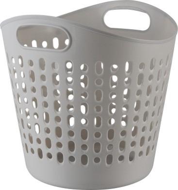 China Various Factory Home Making Hamper Plastic Laundry Hamper With Cutout Handles for sale