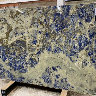 China Diamond Sodalite Blue Modern Granite Paver for sale