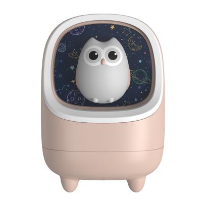 China Portable Mini Air Humidifier 300ml Car Desktop Air Humidifier Mini Owl Shaped Ultrasonic USB for sale