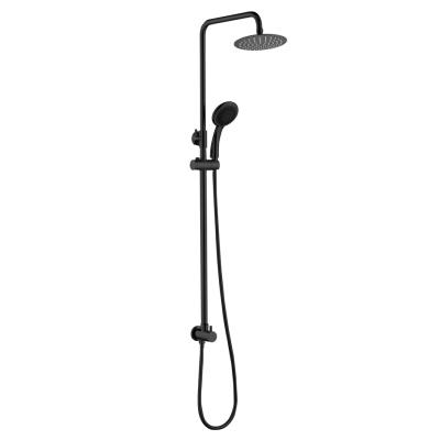 China Sense Faucets Watermark Single Handle Matte Black Bathroom Shower for sale