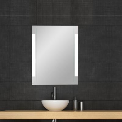 China Bathroom Modern Design LED Lighting Mirror Magnifying Aluminum Smart Fog Cabinet for sale