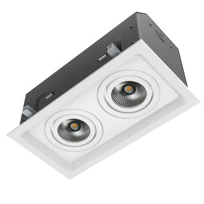 China Modern ETL Energy Saving Embedded 10W Multi-Recessed Core Adjustable GU10 LED Ceiling Light Downlight for sale