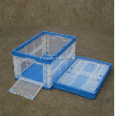 中国 82 L viable load capacity solid plastic material box style plastic storage box with side door opener designed 販売のため