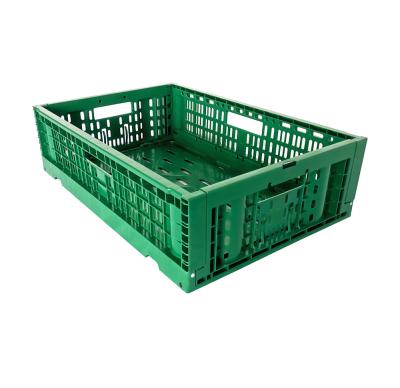 China Collapsible Collapsible Agriculture And Farm Use 600*400*170mm Storage Crate Fruit Basket for sale