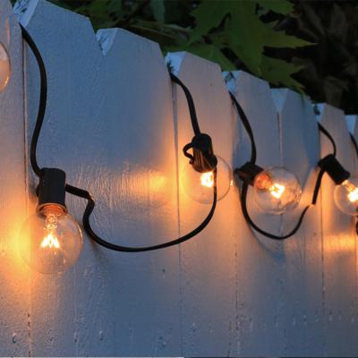 China High Quality Outdoor Led Christmas String Lights Wedding Party Decoration Ball Lamp String Socket Can Be Customized Holiday Lights for sale