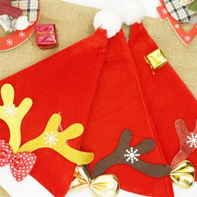 China High Quality Eco - Friendly Cartoon Antlers Christmas Party Christmas Hats For Kids for sale