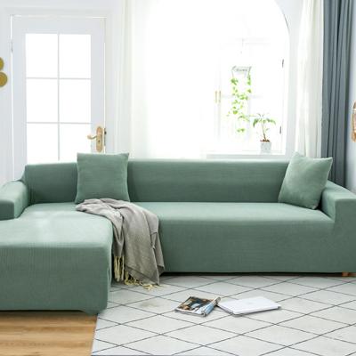 China Modern Stretch Sofa Slipcover 1-4 seater sofa cover furniture protector soft with elastic bottom with spandex fabric for sale