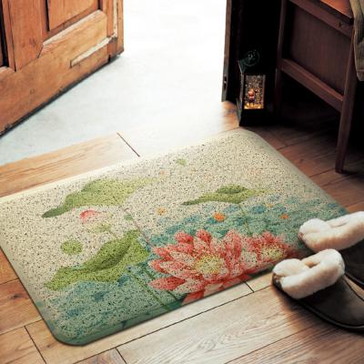 China Chinese Style Household PVC Washable Floor Carpet Anti Slip Outdoor Carpet for sale