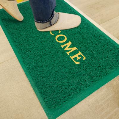 China Plastic Outdoor Mats Washable Customized PVC Welcome Mat for sale