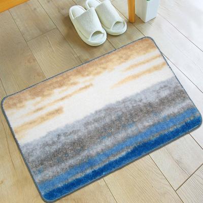 China Washable Luxury Plush Blankets Shaggy Bathroom Rug Soft Thick Microfiber Absorbent Bathroom Mat For Shower Tub for sale