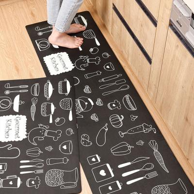 China Washable Ergonomic Comfort PVC Floor Foam Cover Anti-Slip Mat For Kitchen for sale