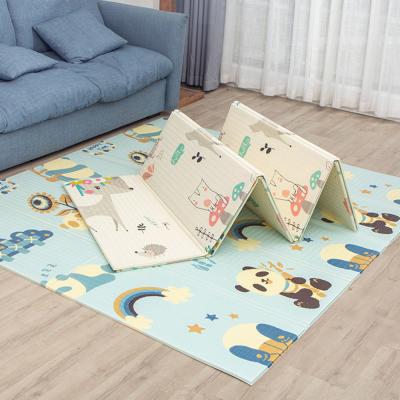 China Stain Extra Large Thick Mat Portable Toddlers Playing Mat Reversible Crawling Playmat XPE Resistant Non-Slip Foam Baby Waterproof for sale