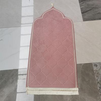 China Stain Resistant New Design Islamic Pray Blanket Namaz Rug Eid Gift 60*120cm Prayer Mat for sale