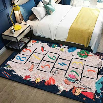 China Large Non-slip Kids Carpet Playmat Cover Car Toys Playing Mat For Kids In Bedroom Classroom for sale