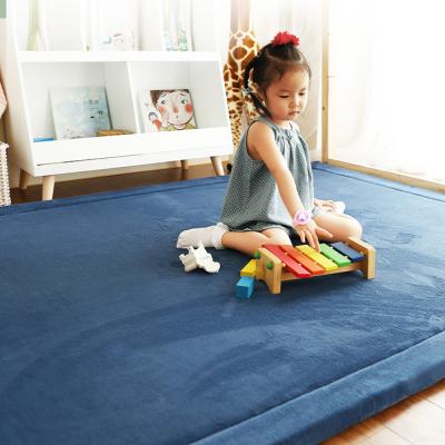 China Wholesale Washable Printed Tatami Mat Shorts Velvet Kids Playing Area Rug For Bedroom for sale