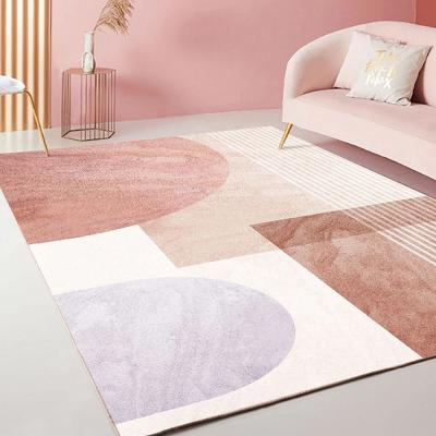 China Wholesale Washable Nordic Style Carpet Velvet Print Crystal Carpet For Living Room Bedroom for sale