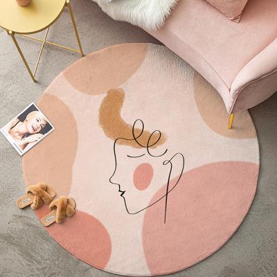 China Stain Throw Blankets Velvet Resistant Abstract Coral Shag Rug Blanket Printed Floor Mat For Living Room Bedroom for sale