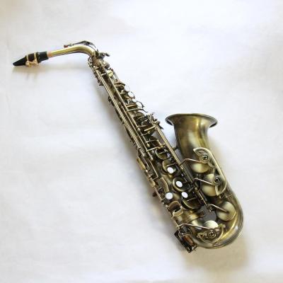 China R54 style alto sax factory price Chinese good quality antique finish classical alto saxophone professional antique alto saxophone for sale