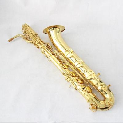 China Saxo Baritono eb Tone Baritone Sax Baritone Saxophone FBS-580 gold lacquer for sale