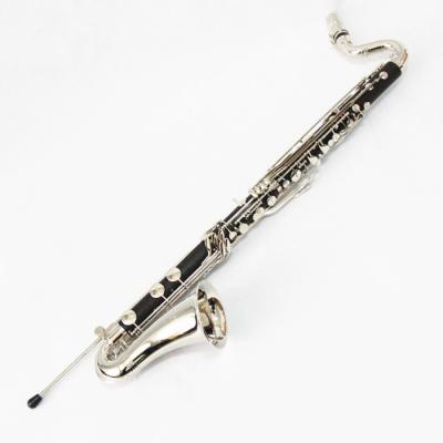 China Bb Tone Professional Black 20 Keys Hard Nickel Plated Rubber Music For Sale Bass Clarinet for sale