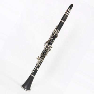 China Focus Nickel Plated/Silver Plated ABS Plastic Colored Clarinet, Ebony Wood Hard Rubber Clarinet, Bass Clarinet for sale