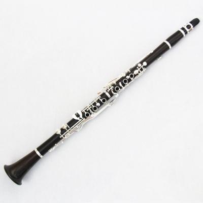 China Professional woodwind clarinet Albert system high end clarinet made of ebony clarinet silver plated holz g clarinet for sale