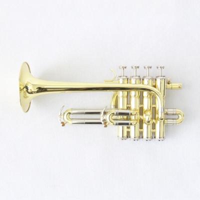 China Sale of high quality small flute gold lacquer trumpet small flute gold lacquer trumpet good prices for sale