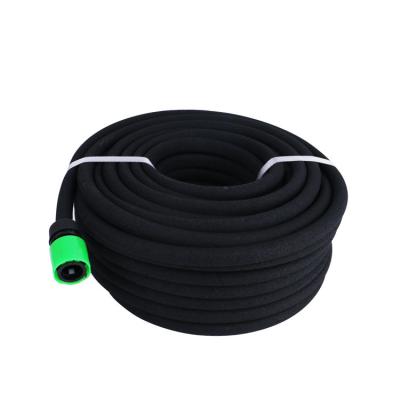 China K&B 15M Soft Garden Drip Irrigation Soaker Hose Porous Watering Raining Water Pipe With Connector for sale