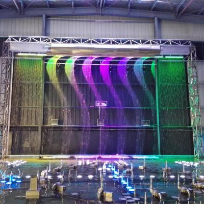 China Customization and One Stop Service FREE DESIGN Customized Waterfall Waterfall Water Curtain Wall Digital Graphic Water Curtain for sale