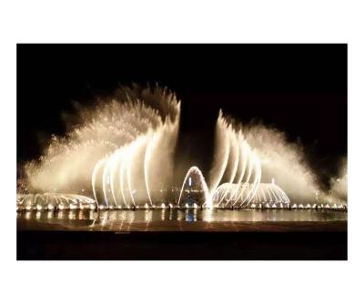 China Customization and One Stop Dancing Water Service Oriented Light Floating Musical Stainless Steel Fountain for sale