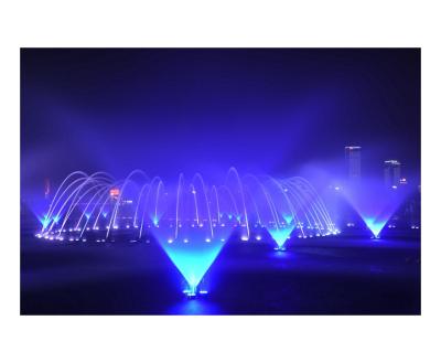 China Customization and One Stop Pool Service Customized Waterfall Fountain Pool Fountains RGB Fountain Light for Swimming Pool for sale