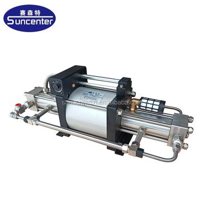 China Safe High Efficiency 320 Bar Pneumatic High Pressure Hydrogen Gas Booster Pump Te koop