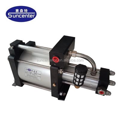 China Suncenter Single Acting Chain Irrigation and Agriculture High Pressure Piston Gas Booster Pump 100 PSI - 10000 PSI for sale