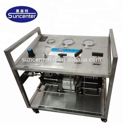 China India Sale Suncenter O2 Hydrogen CH4 CNG Gas Pressure Booster Oil Free Fast System For Tube Filling for sale