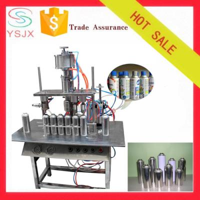 China Aerosol Nasal Spray Chemical Semi Automatic Filling Capping Filling Machine for sale