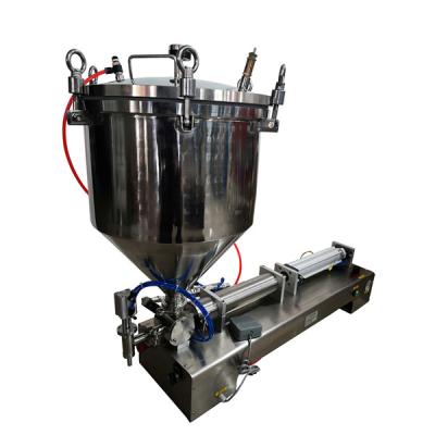 China Semi-automatic beverage hot sale pressure paste filling machine for factory price for sale