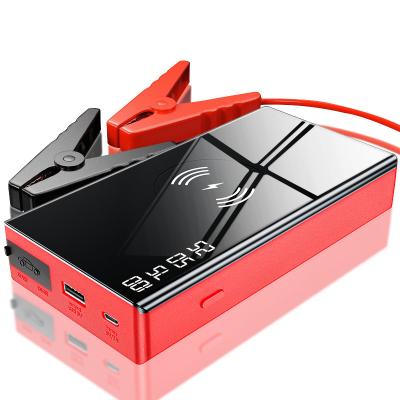 China Easy Quick Charging Carry 8000mAh Car Battery Jump Starter Power Bank 5V 600A Automobile Emergency Booster Power Supply With LED Flashlight For 3.5L Car for sale