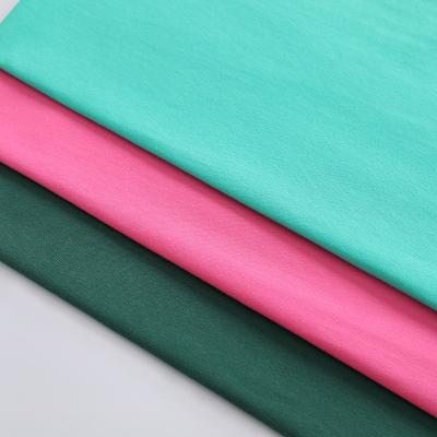 China Factory Price Breathable Cheap Spandex Knitted Cotton Fabric Soft Breathable 170Gsm For Summer Casual Wear Spandex Knitted Cotton Fabric for sale