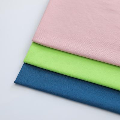 China New Product 92% Cotton 8% Spandex Rib Cotton Fabric Breathable Good Price Stretch 180Gsm For Loungewear for sale