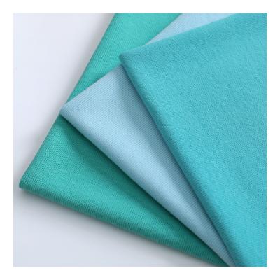 China Hot Sale 62% Cotton 38% Polyester Breathable Jersey Knit Fabric 250Gsm Breathable Soft Durable Ribbed Cotton Fabric for sale