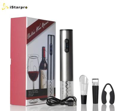 China 2021 Best Selling Agriculture Products Gift Box For Men Unique Gifts Automatic Electric Wine Opener Gift Set for sale