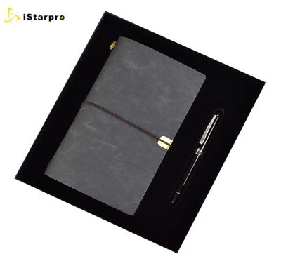 China Agriculture Promotional Gift Sets Advertising Best Price Personalized Gel Pen A6 Notebook 2 In 1 Gift Set for sale