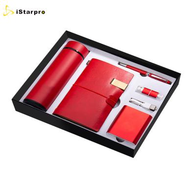 China Agriculture Promotional Gift Sets 2020 New Design Advertising Luxury Black Gold Business 5 In 1 Gift Set for sale